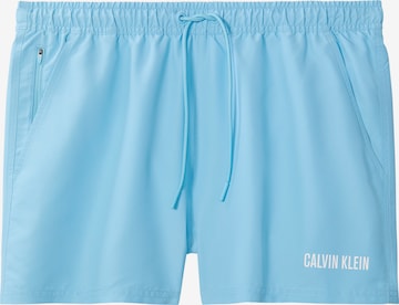 Calvin Klein Swimwear Regular Zwemshorts 'Intense Power' in Blauw: voorkant