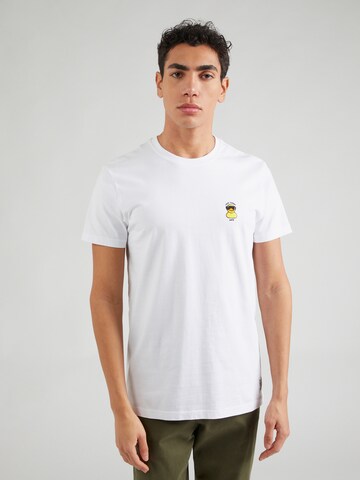 Iriedaily Shirt 'Lazy Sunny Day' in White: front