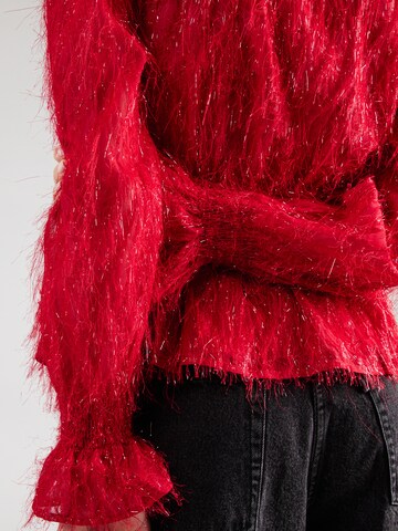 VILA Blouse 'VIFeather' in Red