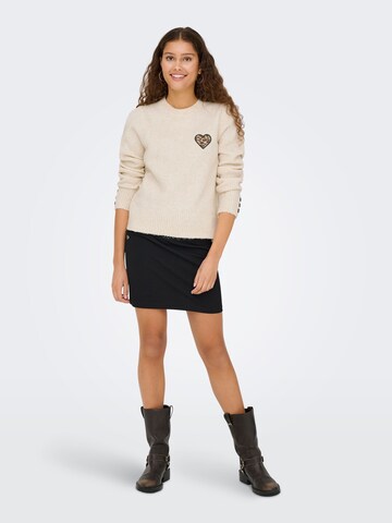 ONLY - Jersey 'LAUREN' en beige