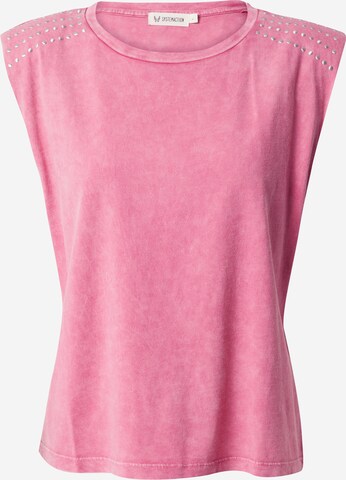 System Action - Camiseta 'Annie' en rosa: frente