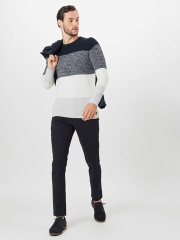 Key Largo Regular Fit Pullover 'Jogi' in Blau