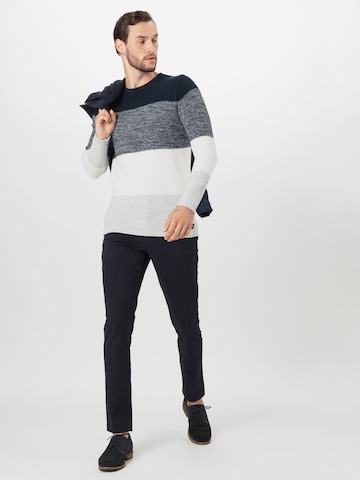 Key Largo Regular Fit Pullover 'Jogi' in Blau