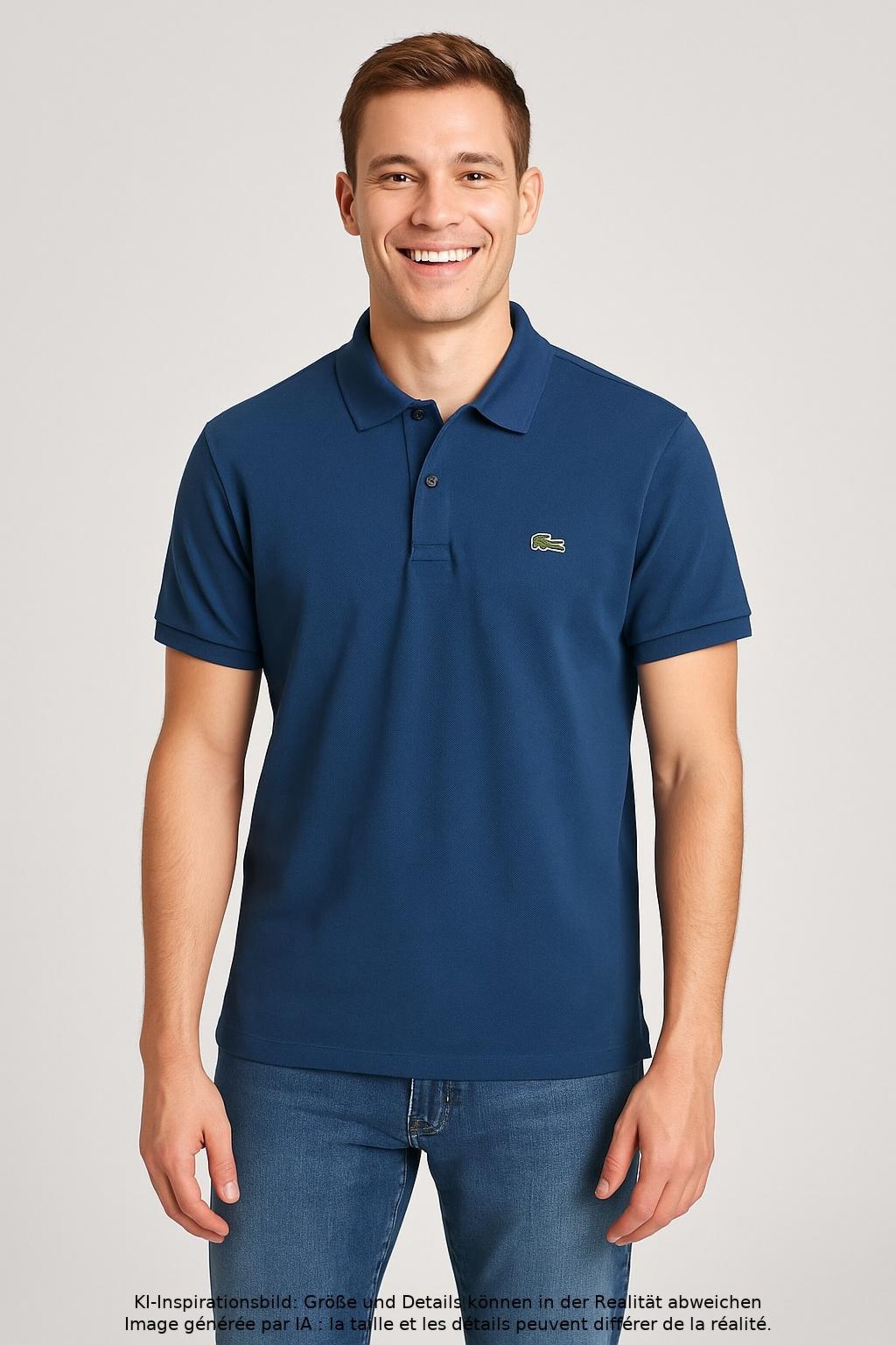 LACOSTE Poloshirt in L-XL in marine, Produktansicht