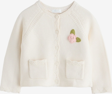 Next Neuletakki 'Flower Girl' värissä valkoinen: etupuoli