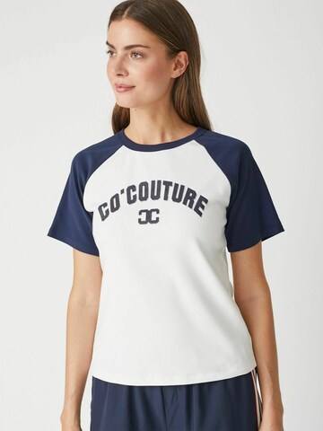 Maglietta 'Edge' di co'couture in blu: frontale