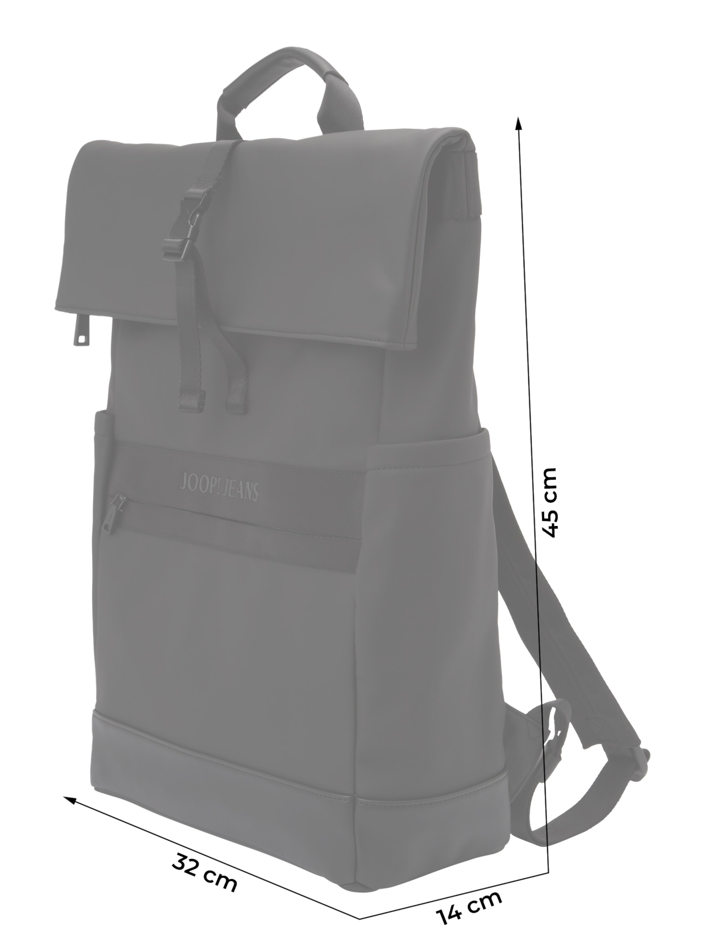 JOOP! Rucksack 'Modica Nuvola Jaron' in Schwarz