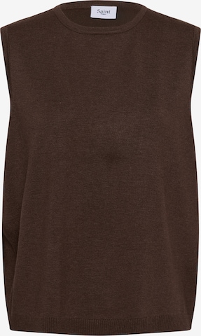 SAINT TROPEZ Sweater 'Mila' in Brown: front
