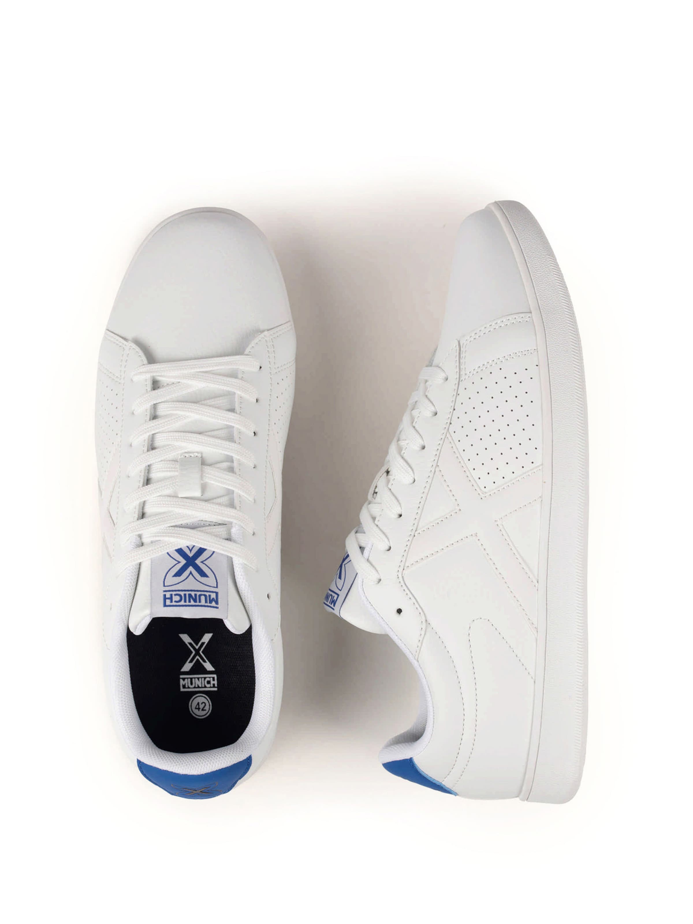 Baskets basses 'Open' MUNICH en blanc