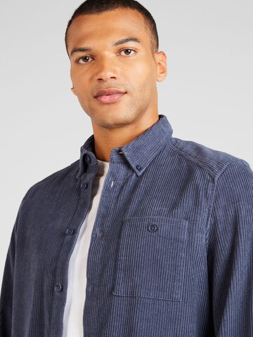 DRYKORN Regular fit Button Up Shirt 'Liet' in Blue