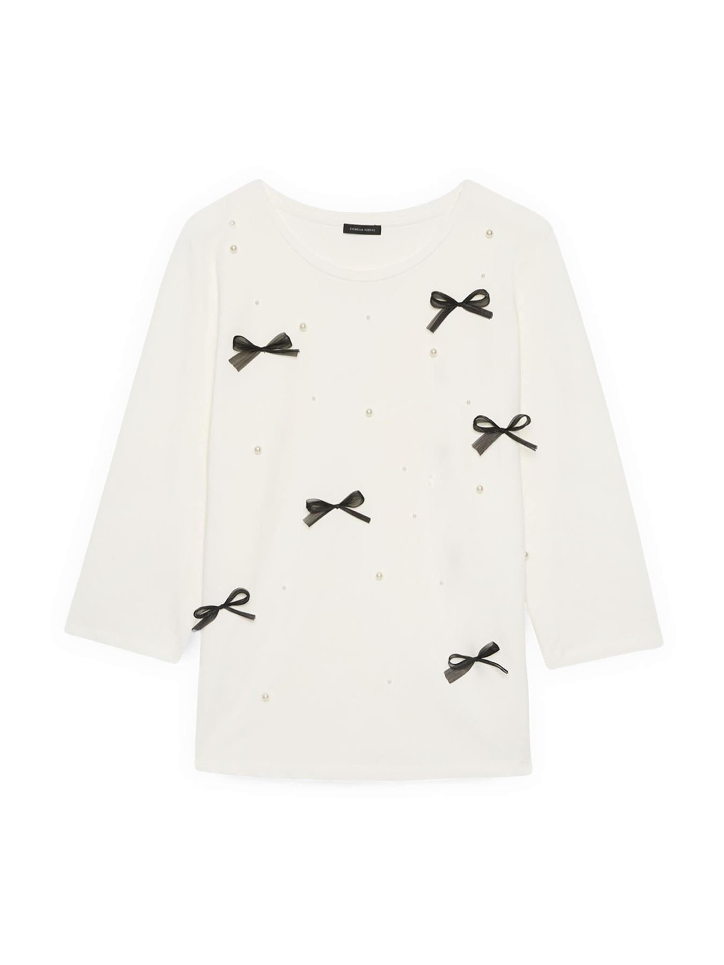Pull-over Fiorella Rubino en blanc : devant