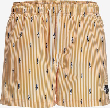 JACK & JONES Zwemshorts 'JPSTMaui' in Oranje: voorkant