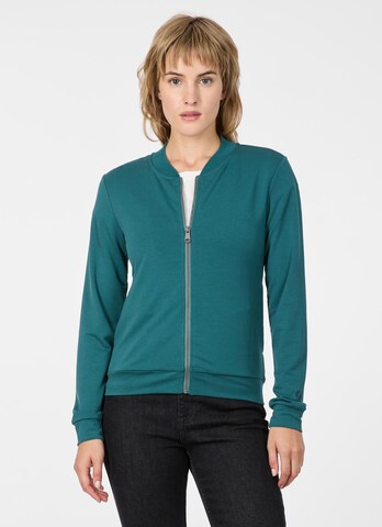 Ragwear Sweatjacke in Grün: Vorderseite