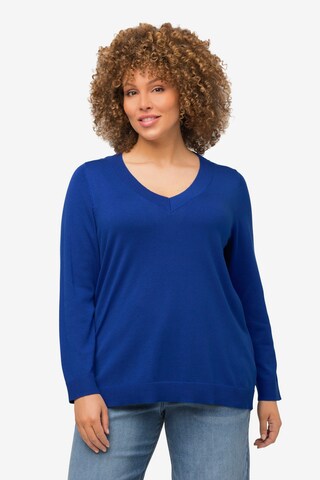 Ulla Popken Sweater in Blue: front