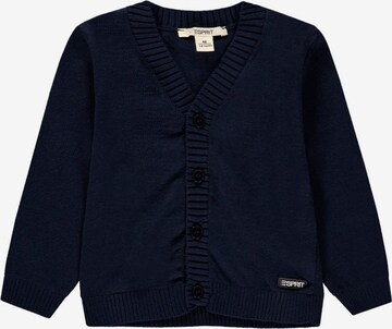 ESPRIT Knit Cardigan in Blue: front