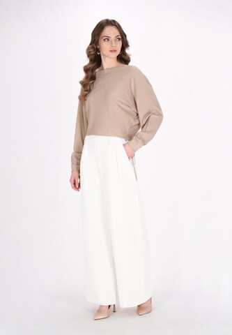 DreiMaster Klassik Свитер 'Classic Look' в Бежевый