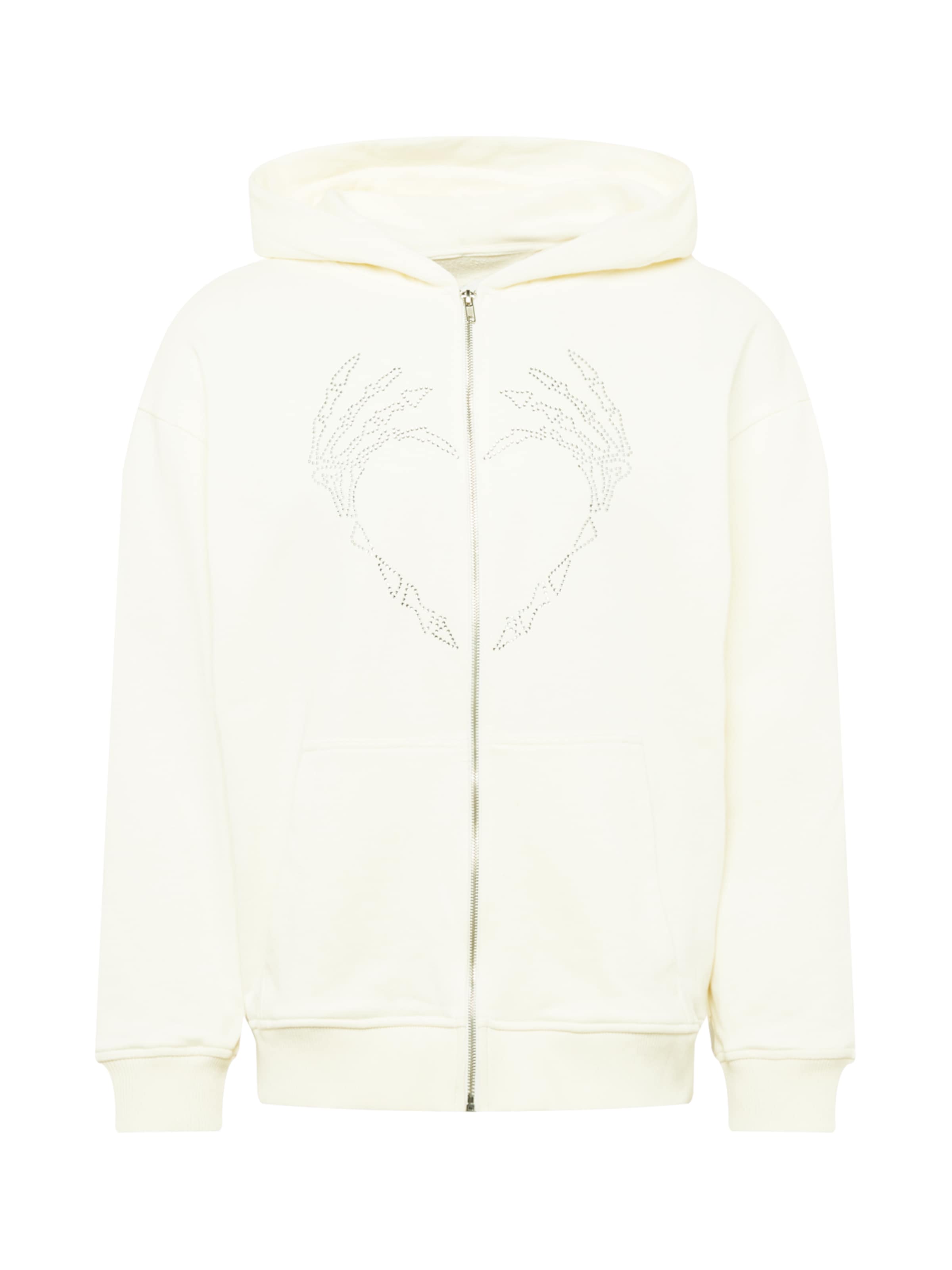 SHYX Суичъри с качулка 'Briley' в кремаво / сребърно, Преглед на продукта