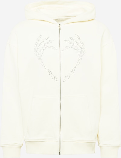 SHYX Zip-Up Hoodie 'Briley' in Cream / Silver, Item view