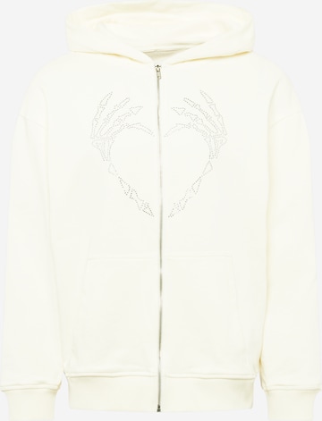 SHYX Sweatjacke 'Briley' in Beige: predná strana