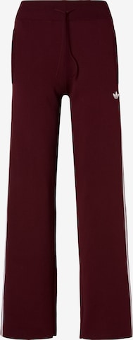 Regular Pantalon ADIDAS ORIGINALS en rouge : devant