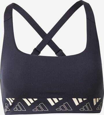 ADIDAS PERFORMANCE Bralette Sports bra in Blue: front
