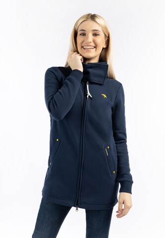 Schmuddelwedda Sweatjacke in Blau: predná strana