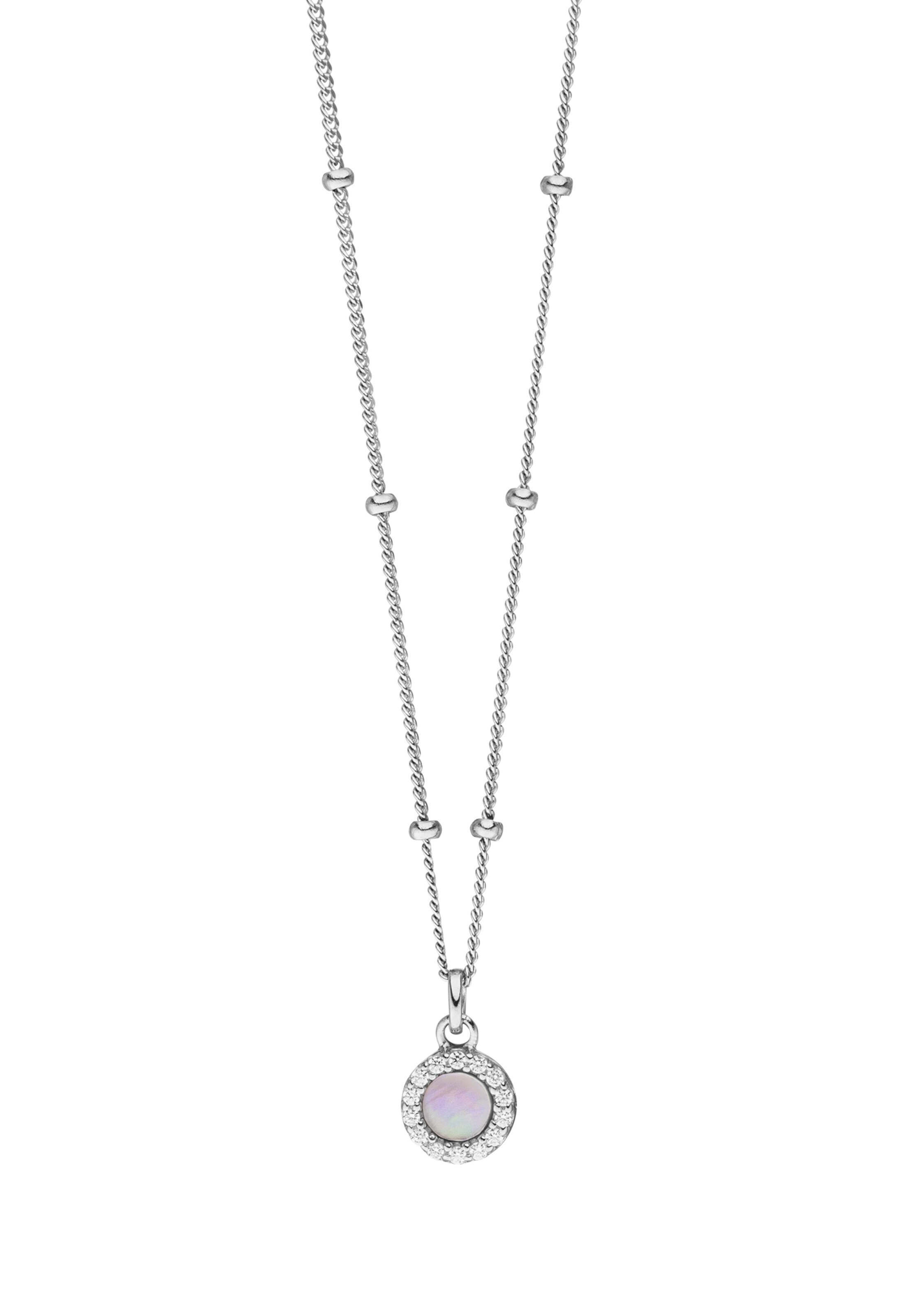 Nana Kay Halskette 'Shiny Circles' in Silber