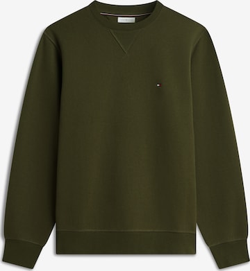 TOMMY HILFIGER - Sweatshirt 'ESS SEASONAL' em verde: frente