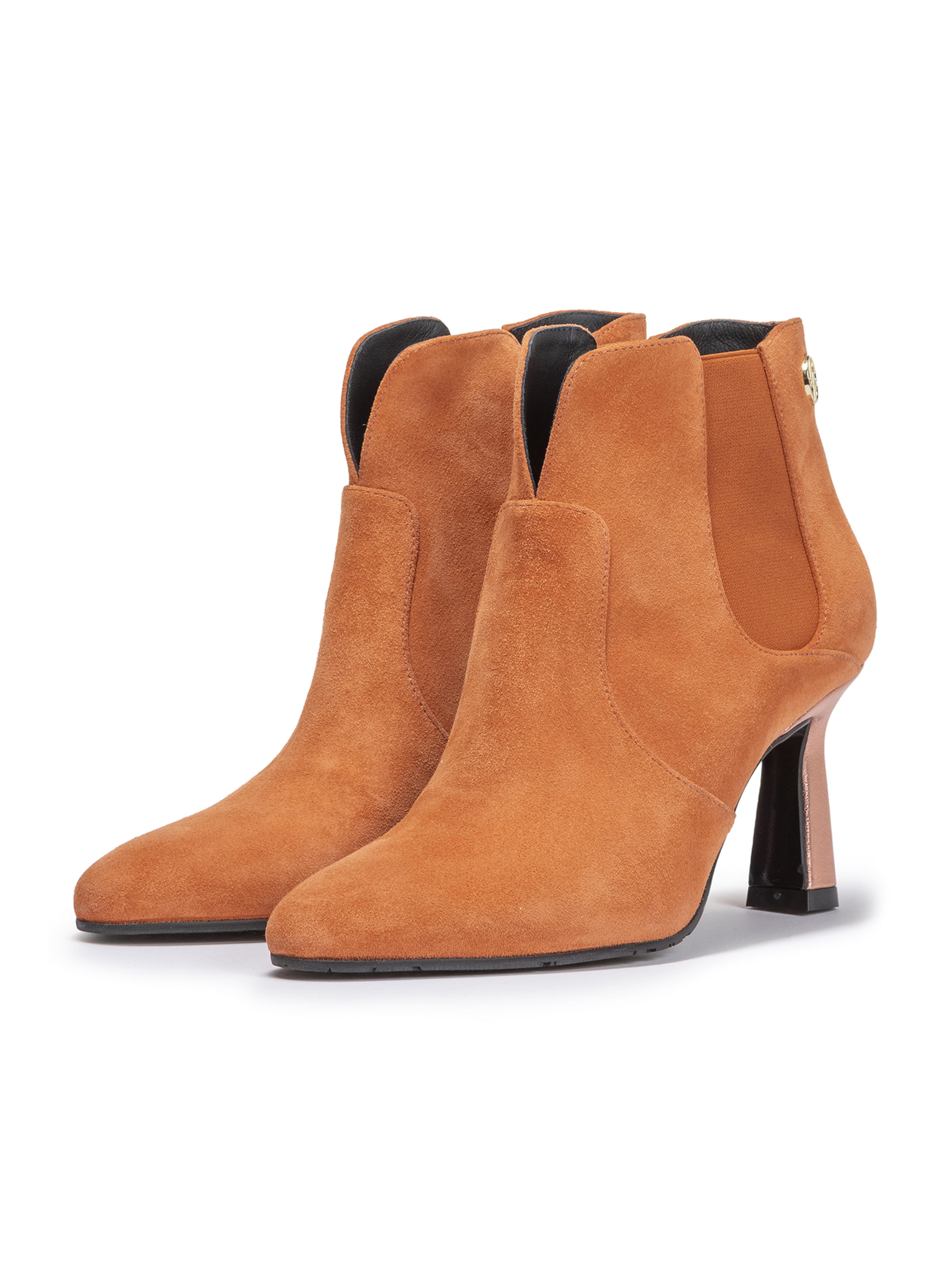 Floris van Bommel Chelsea Boots 'Saxi 03' in Orange