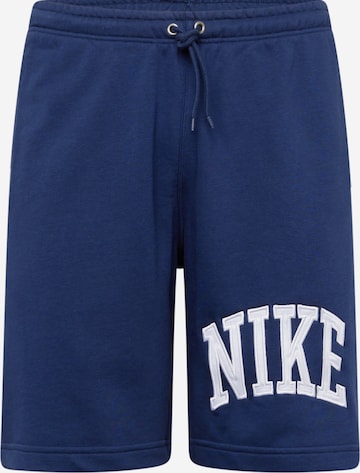Nike Sportswear Regular Broek 'CLUB' in Blauw: voorkant