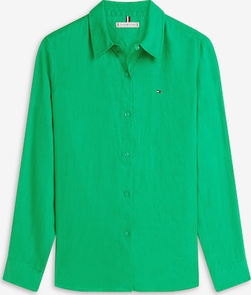 TOMMY HILFIGER Bluse in Grün: Vorderseite