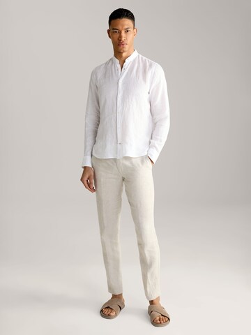 JOOP! Slim fit Button Up Shirt 'Pebo' in White