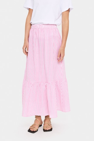 SAINT TROPEZ Nederdel 'Elmiko' i pink: forside