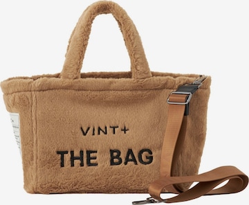 Sacs à main 'Fluffy Bag Small' VINT+ en marron : devant
