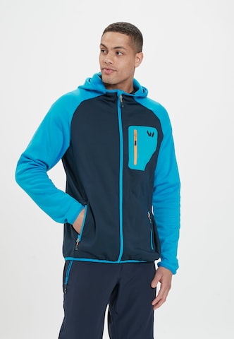 Whistler Athletic Fleece Jacket 'Salen' in Blue: front