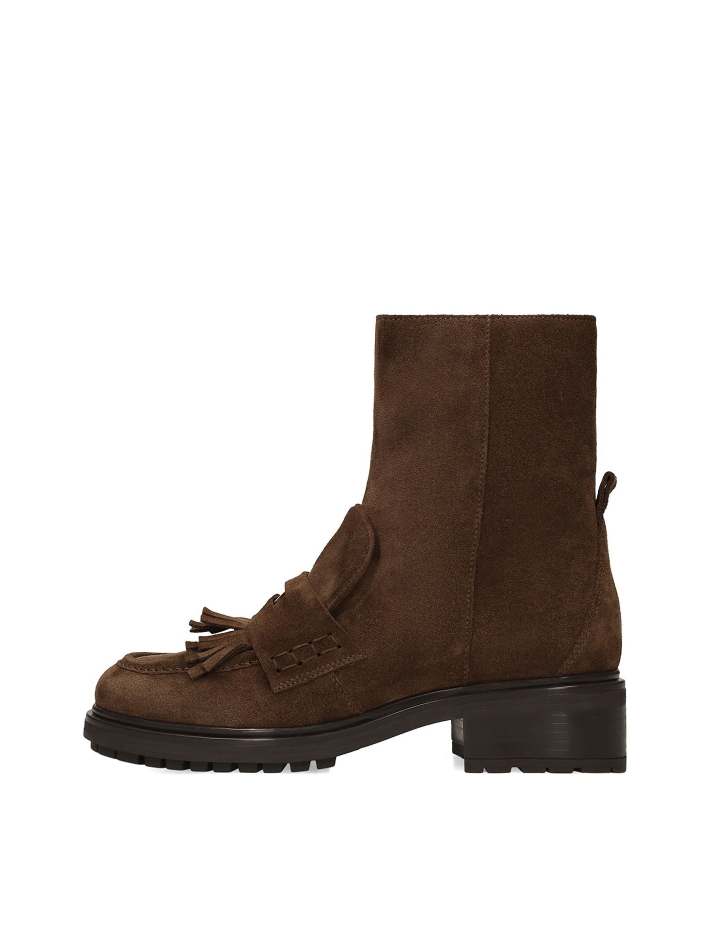 MANFIELD Stiefelette in Braun