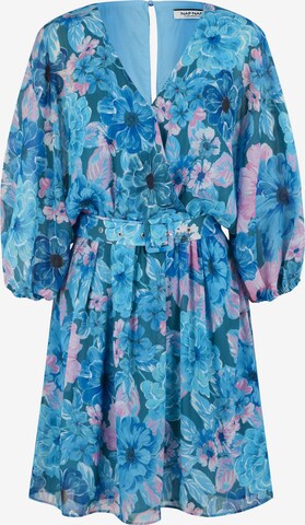 Robe de cocktail 'Aqua' NAF NAF en bleu : devant