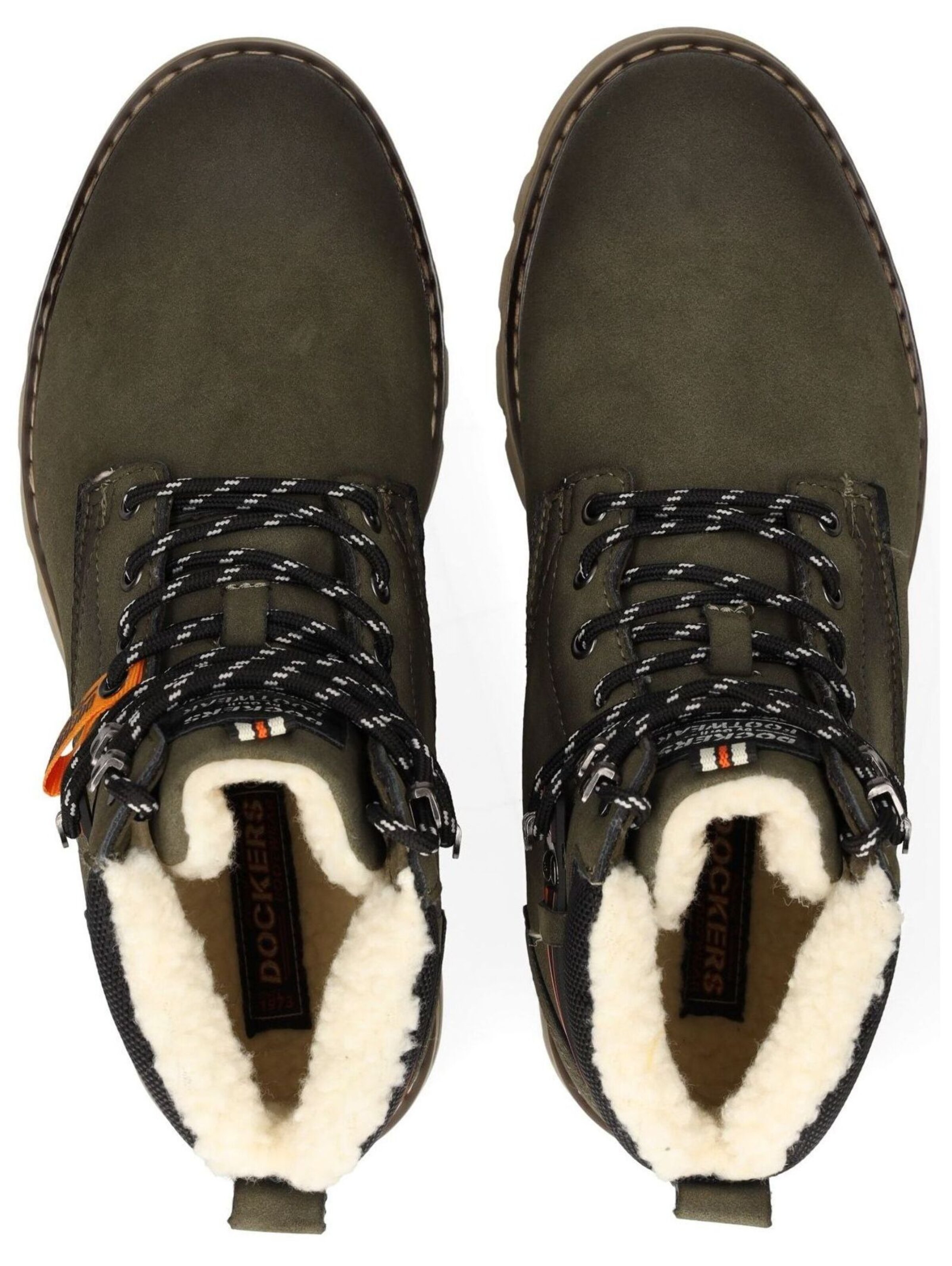 Bottines à lacets Dockers by Gerli en vert