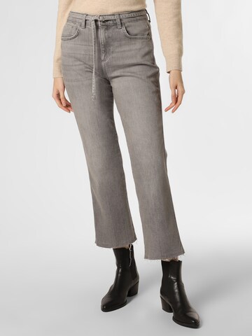COMMA Boot cut Jeans 'Easy Kick' in Grey: front