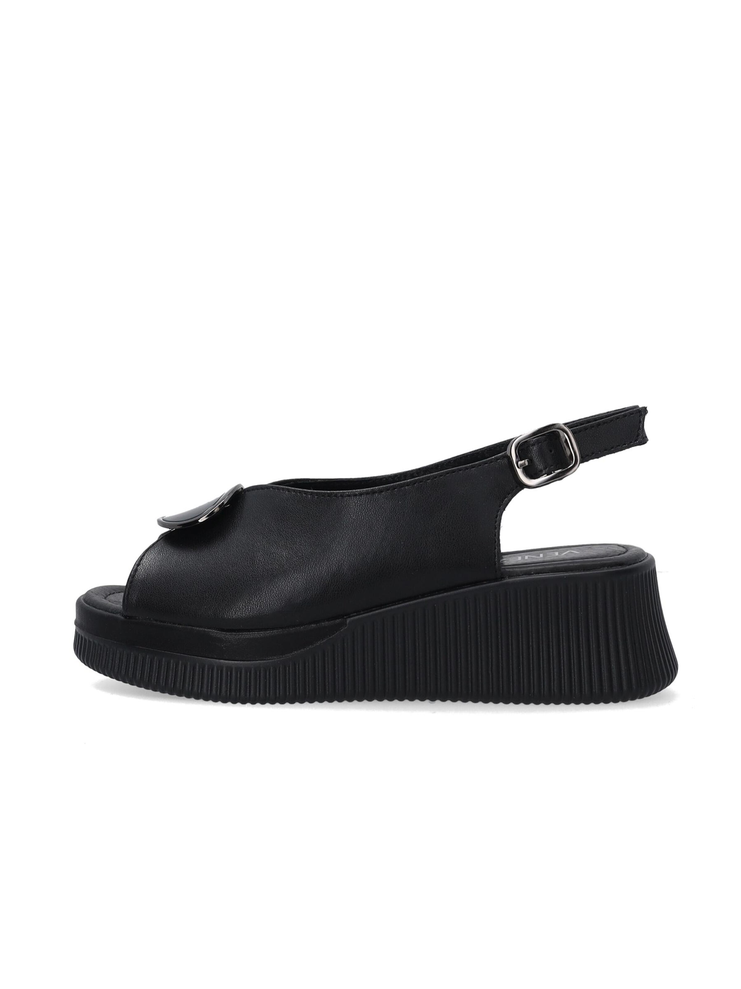 VENEZIA Sandals 'Venezia' in Black: front