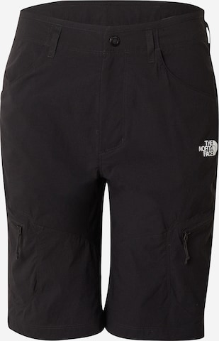 juoda THE NORTH FACE Standartinis Laisvalaikio kelnės 'EXPLORATION': priekis