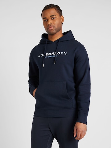 Lindbergh Sweatshirt 'Copenhagen' in Blue: front