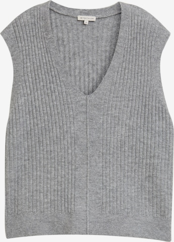 TOM TAILOR Weste in Grau: Vorderseite