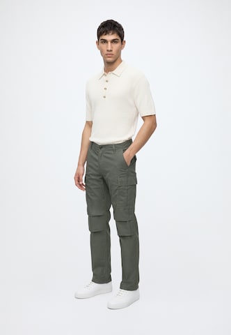 Vintage Industries - regular Pantalón cargo 'Owen' en verde: frente