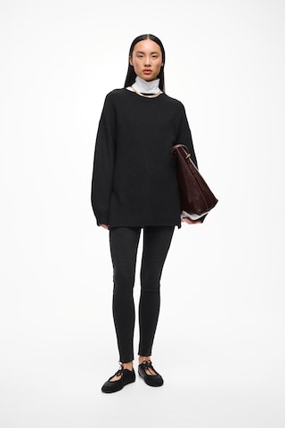 VILA Skinny Jeans 'VISarah' in Zwart: voorkant