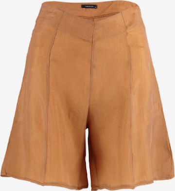 Wide leg Pantaloni di Trendyol in marrone: frontale