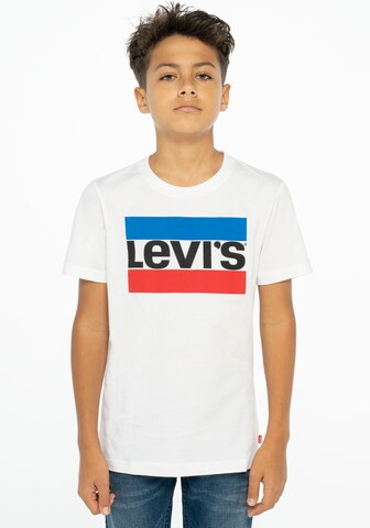 T-Shirt Levi's Kids en blanc : devant