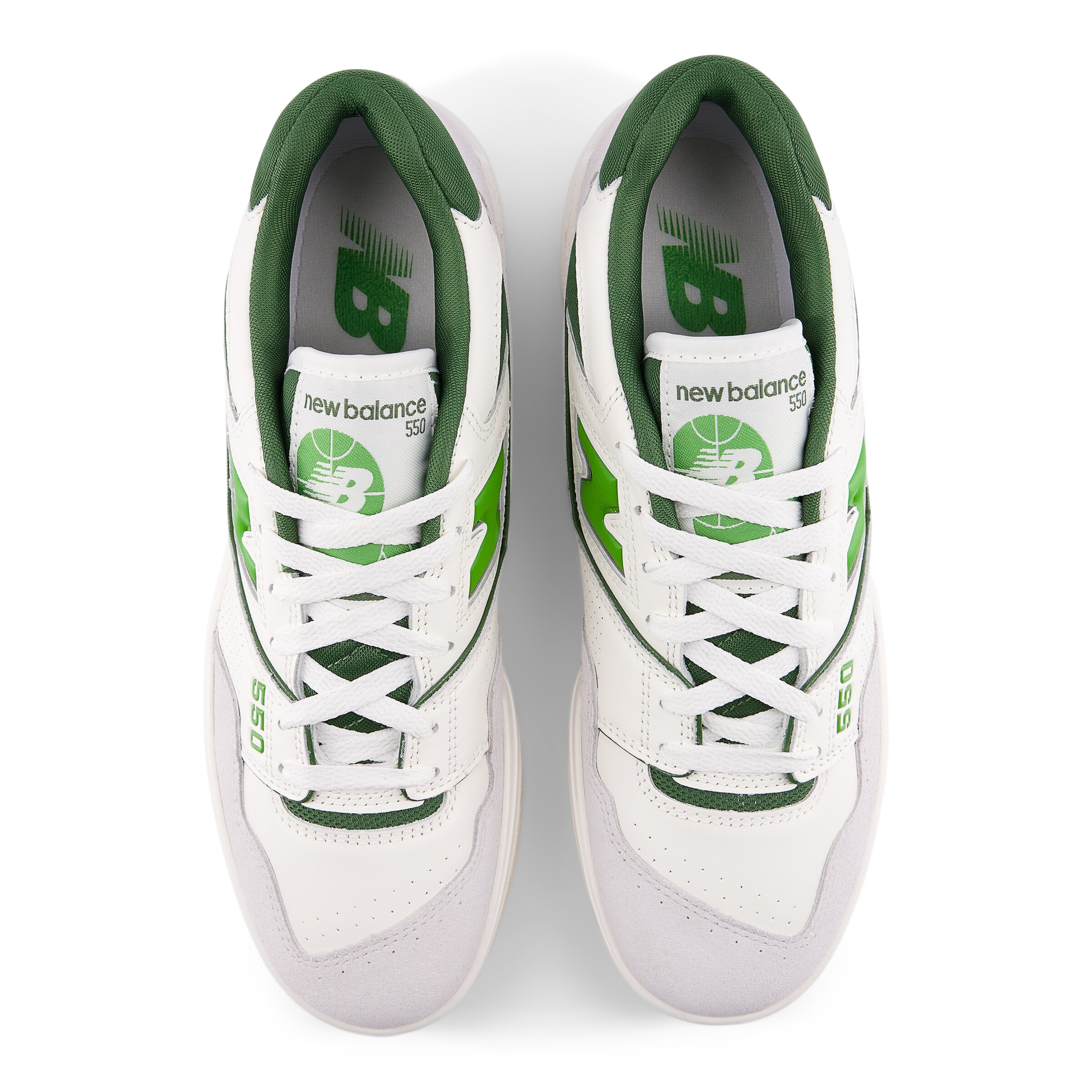 Baskets basses '550' new balance en blanc