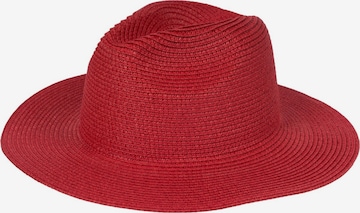 styleBREAKER Hat 'Panama Strohhut - Knautschhut' in Red: front