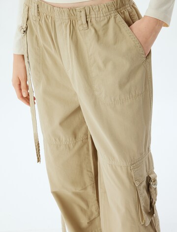 Koton Wide leg Cargobroek in Beige